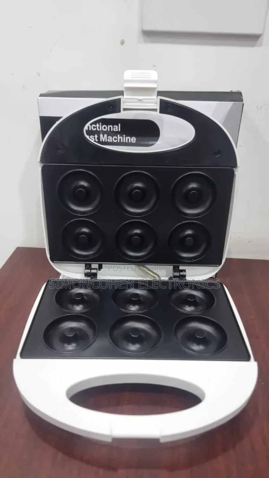 Electrical Multifunction Breakfast Machine 6pc Donut Maker