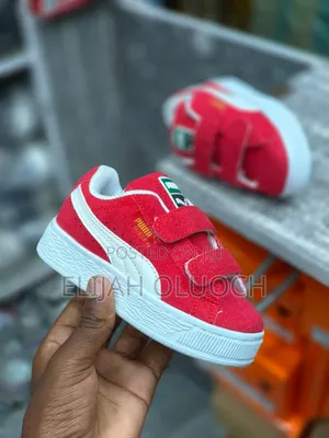 Kids Puma Sued Red