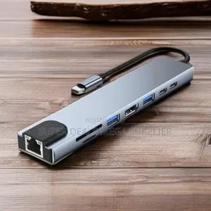Ultra High Quality Usb C Hub 8-in-1 Dock With Rj45 Hdmi and Pd Support
