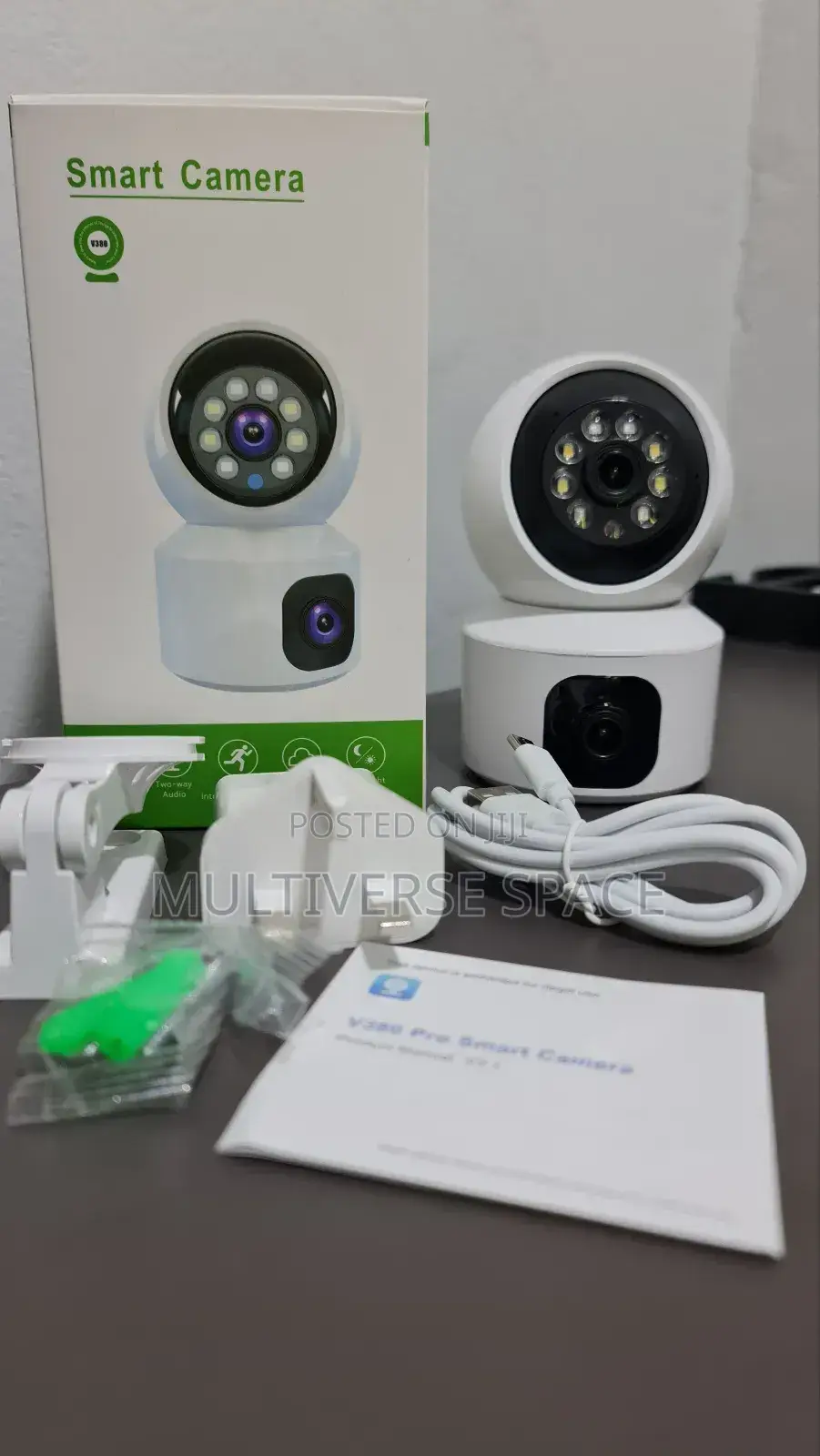 V380 Pro Smart Wifi Dual Lens Screen Security CCTV Surveillance Camera