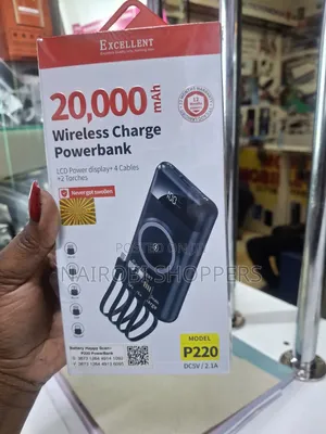 Powerbank Wireless 20000 Mah