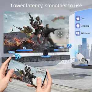Portable Mini Game Video Projector, 30,000 Preloaded Games, Android Tv