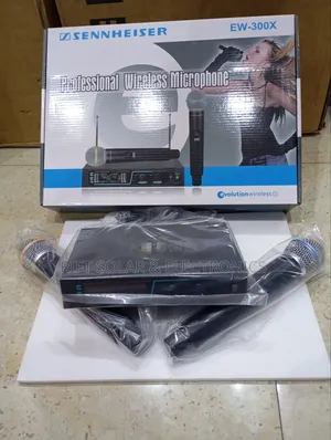 Sennheiser Ew- 300x Proffesional Wireless Dual Uhf Microphone