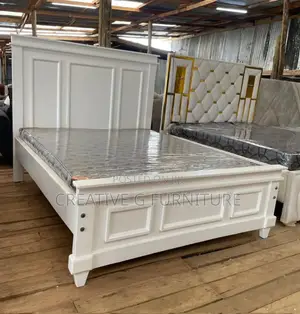 A Comfortable 5by6 Wooden Bed
