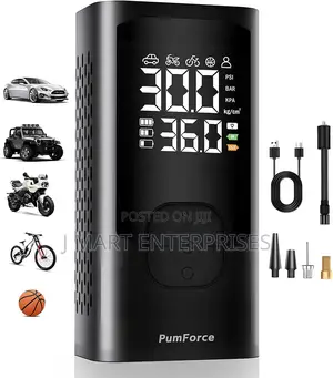 Tire Inflator 150 Psi, Air Compressor Pump With Led
