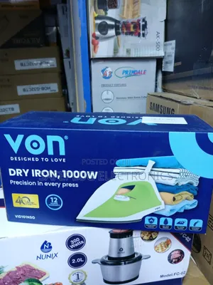 Powerful Steam Iron (220v) | Anti-Burn Protection | Lightweight |