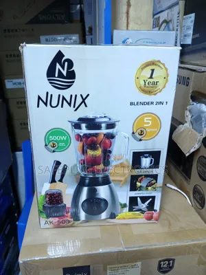 Nunix 500w Blender | Perfect for Avocado/Mango Shakes