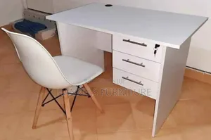 Eames Chair And Study Desk With Storage Drawers