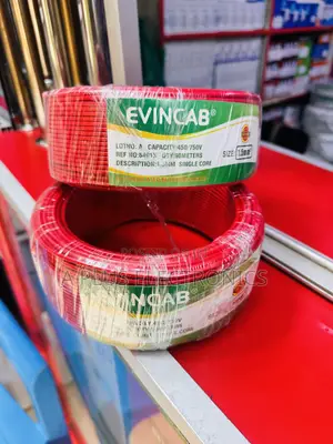 Red Evincab 1.5mm Single Core Copper Wire – 90m