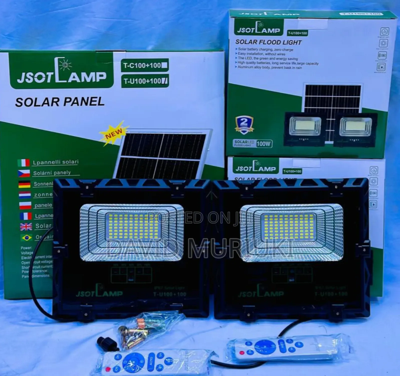 Solar 2in1 Twin 200+200 Jsot 2in1 Solar Floodlight