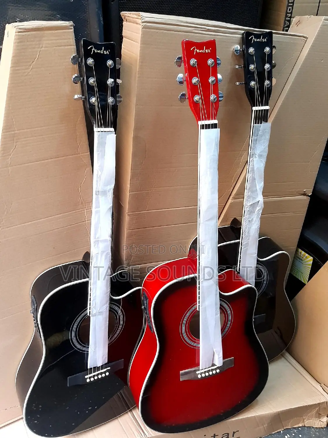 Fender Semi Acoustic Box Guitar Size Full