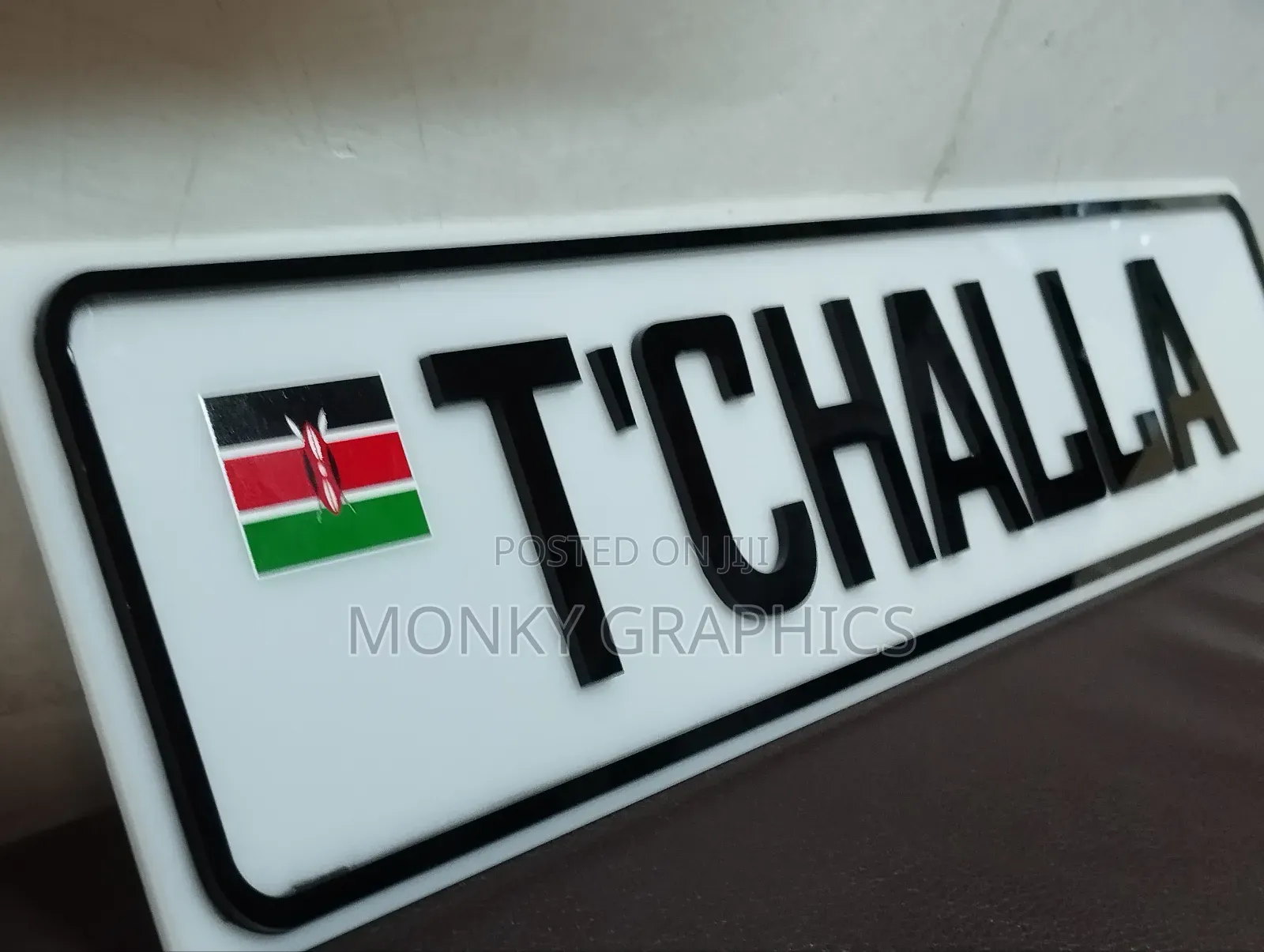 Customized 2d Perspex Nameplate/Numberplates