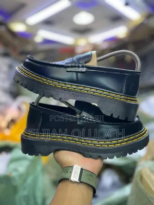 Dr. Martens Penton Quad Ds Loafer in Black Paris Leather,