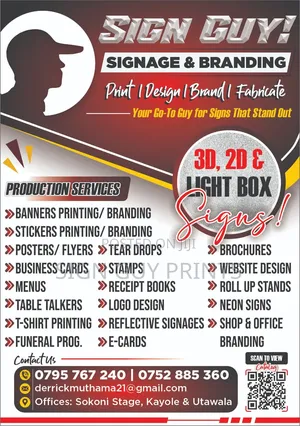 Designing, Printing and Branding Services