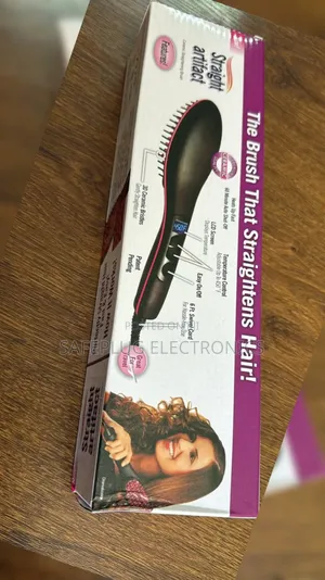 Flat Iron Brush - Tames Frizz Adds Shine!"