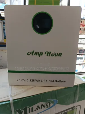 Lifep04 Amp Nova 5.12kwh 25.6v 200ah Lithium Ion Solar Battery
