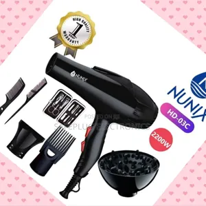 Nunix Hd-03c Hair Dryer - Fast Salon Blowout at Home!