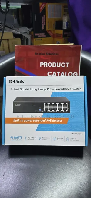 Dlink 8port Gigabit Poe Switch DGS-F1010p-E