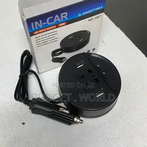 Mini 150w Portable Car Inverters With Dual Usb Ports Dc 12v to Ac 220v
