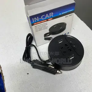 Mini 150w Portable Dc12v/24v to Ac 220v 2 Usb 2 Type-C 1 Sockets
