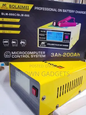 Bolaimei 12v 24v Fast Battery Charger With LCD Display