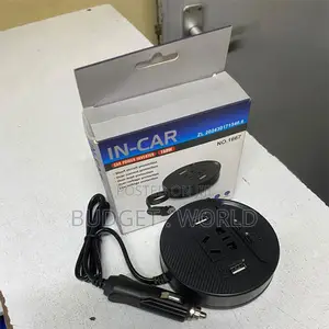 150w Car Inverter Dual Dc12v/24v 2usb Type-C 1socket Charging Solution