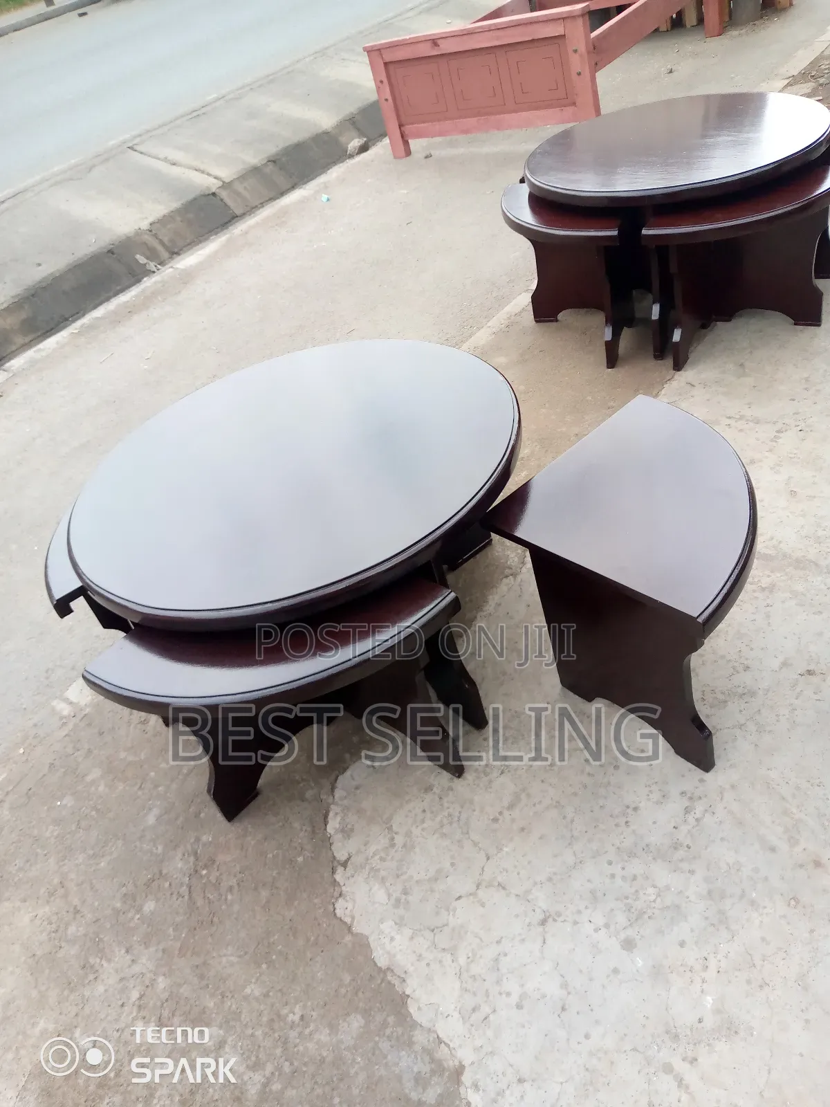 Mahogany Type Nesting Coffee Table