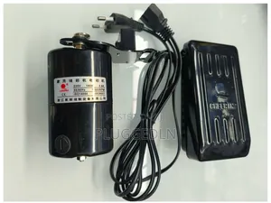 Cheering Domestic Sewing Machine Motor With a Foot Pedal Controller.