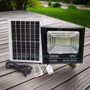 Remote Control 200w Ip67 High Power Dusk to Dawn Led Solar Flood Light