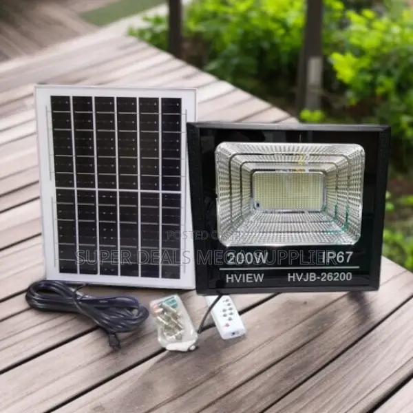 Automatic 200w Watts Ip67 Water Proof Rating Led Solar Flood Light