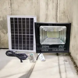 Easy Installation 200w Watts Ip67 Dusk to Dawn Led Solar Flood Light