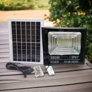 Ip67 Water Proof Rating Dusk to Dawn 200w High Power Solar Flood Light