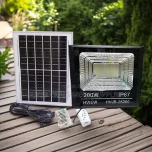 200 Watts Outdoor Security Solar Flood Light Ip67 Dusk to Dawn
