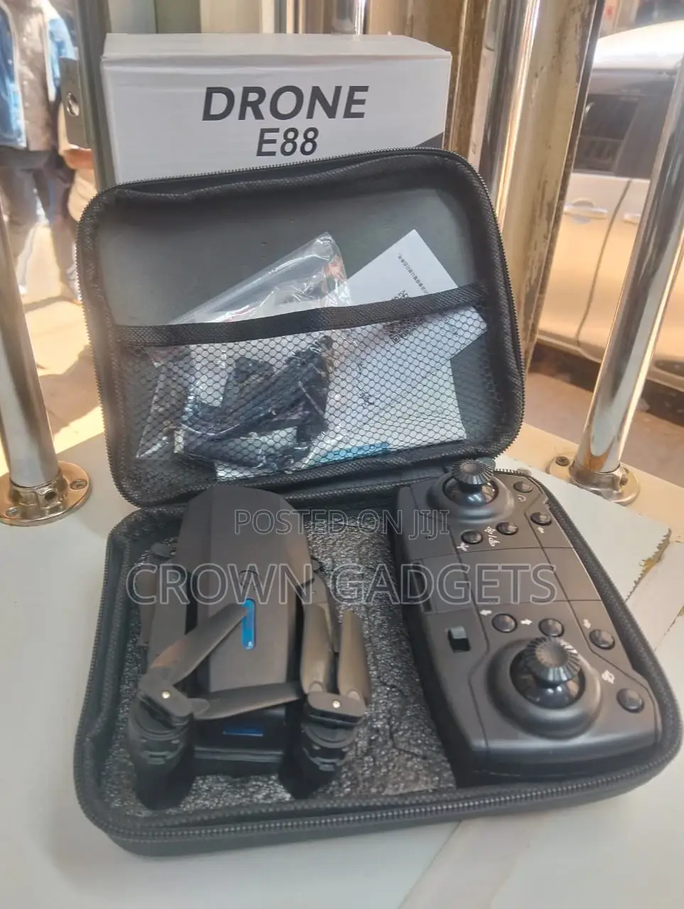 E88 Wifi FPV Drone With Altitude Hold One Key Return