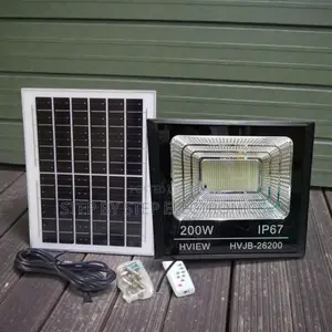 Ip67 Water Proof 200w Solar Flood Light High Lumens Dusk to Dawn
