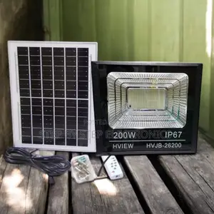 Dusk to Dawn Ip67 Water Proof 200 Watts Solar Flood Light Outdoor Lamp