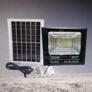 1 Year Warranty Dusk to Dawn 200w Watts Security Led Solar Flood Light