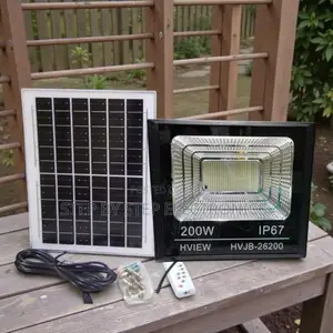 200 Watts Outdoor Security Solar Flood Light Ip67 Dusk to Dawn Lamp