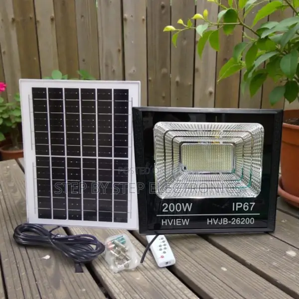 Automatic Lighting 200w Watts Ip67 High Power Led Solar Flood Light