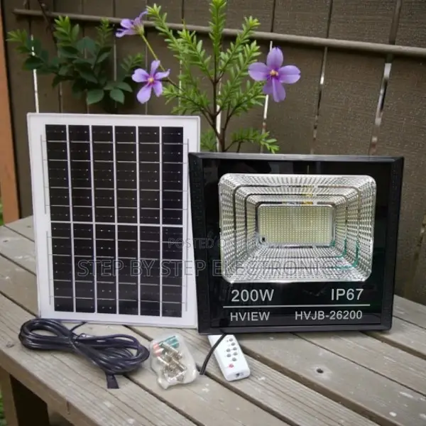 High Efficiency Solar Panel 200w Watts Ip67 Led Solar Flood Light