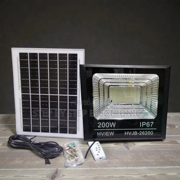 Automatic 200w Watts Ip67 Water Proof Rating Led Solar Flood Light