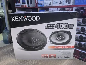 Kenwood 400watts 6 by 9 Oval Midrange Speakers - A Pair