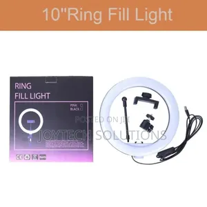 10 Inches Ring Light With a 2m Tripod Stand for Video and Photography