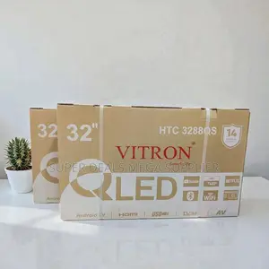 Bluetooth and Wifi Support Vitron 32 Inch Qled Smart Android Led Tv