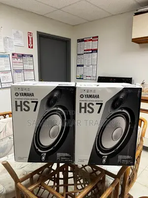 Hs7 Yamaha 6.5" 2-Way Bi-Amplified Nearfield Studio Monitors 95w Pair