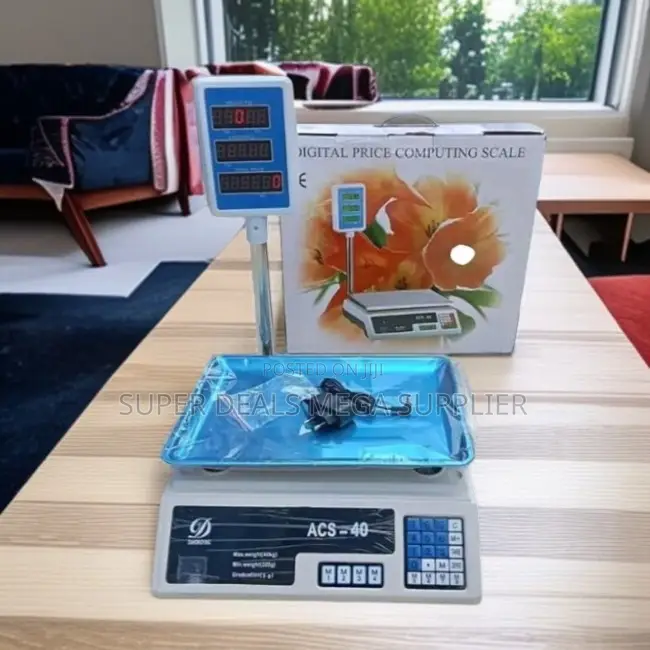 Low Cost Acs 40 Upto 40kgs Computerized Weight Digital Weighing Scale