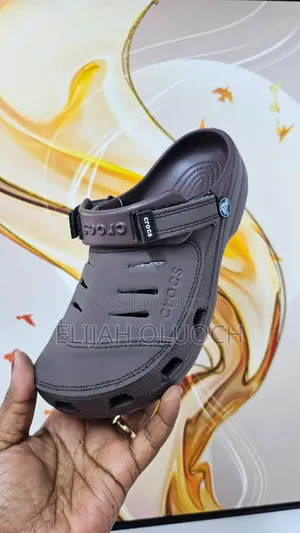 Original Crocs Classic Clog Sandals 
Dark Chocolate 
Leather