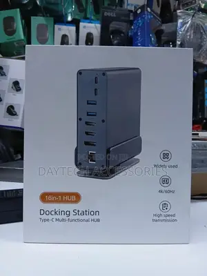 16-in-1 Usb C Docking Station 100w Triple Display Multi Port.