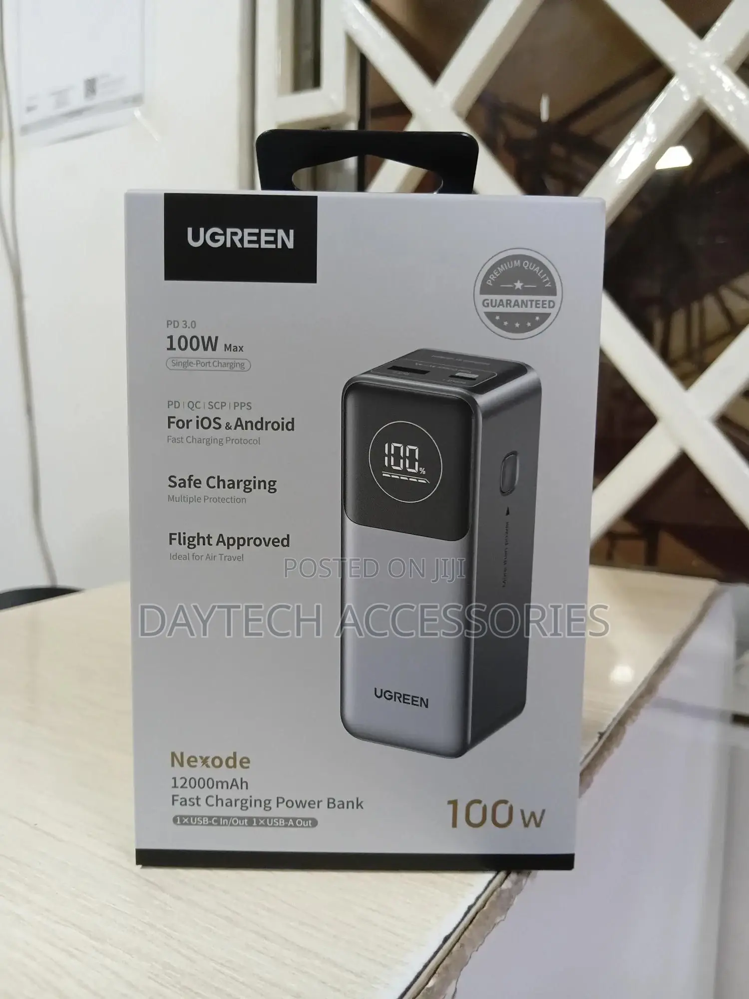 Ugreen - Nexode 100w 12000mah Power Bank Portable Charger for Laptops.