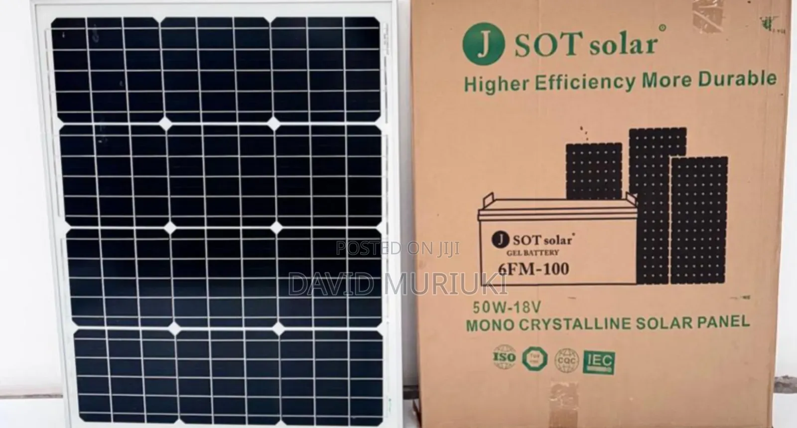J Sot Solar 50w-18v